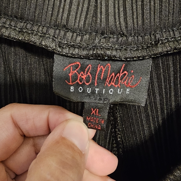 Bob Mackie Boutique Black Wide Leg Pants  Size XL  NWOT - Picture 5 of 6